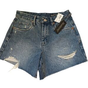 NWT Blank NYC Perry Mom Denim Shorts